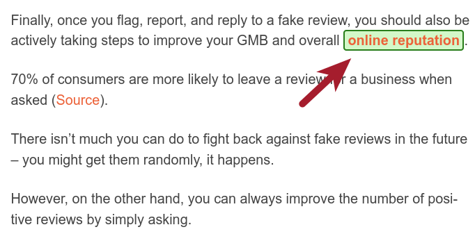 Review in Context screenshot